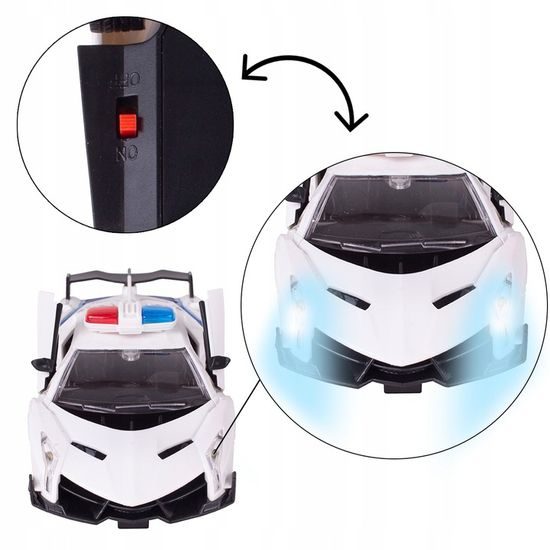 Policejní autíčko na dálkové ovládání Police Car 1:20