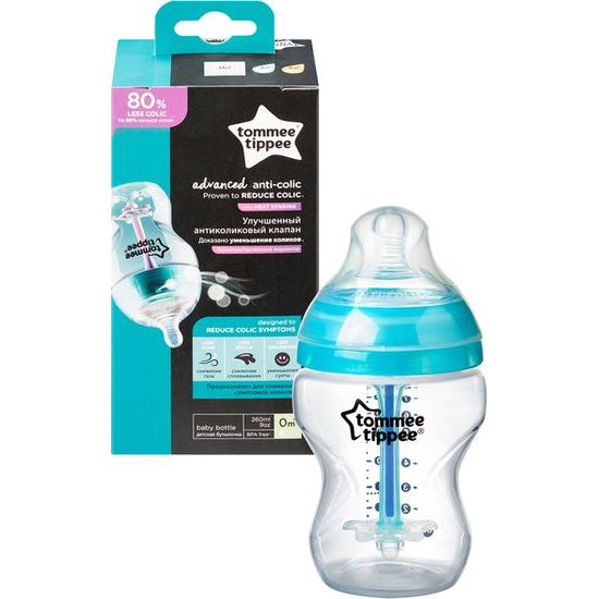 Tommee Tippee Kojenecká láhev C2N ANTI-COLIC 260 ml 0m+