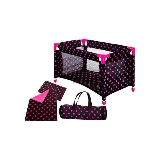 Doris postýlka pro panenku černá