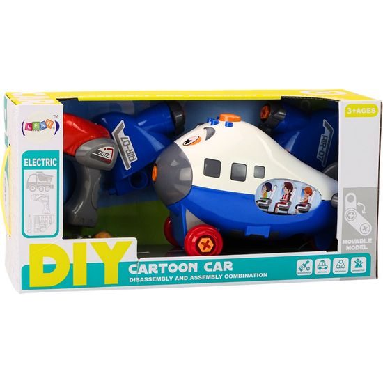 Letadlo ke šroubování, modrá