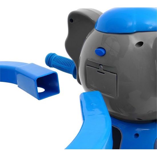 Dětská tříkolka s vodící tyčí Slon modrý