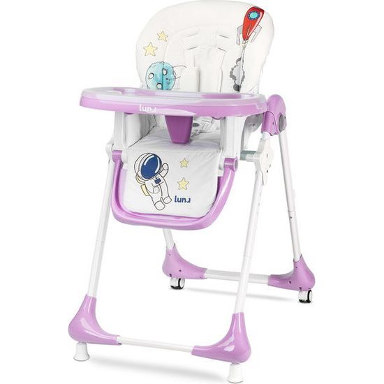 Jídelní židlička CARETERO Luna lavenda