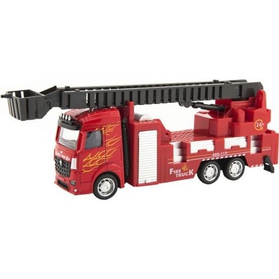 Hasičské auto na zpětné natažení - mix 3 druhy