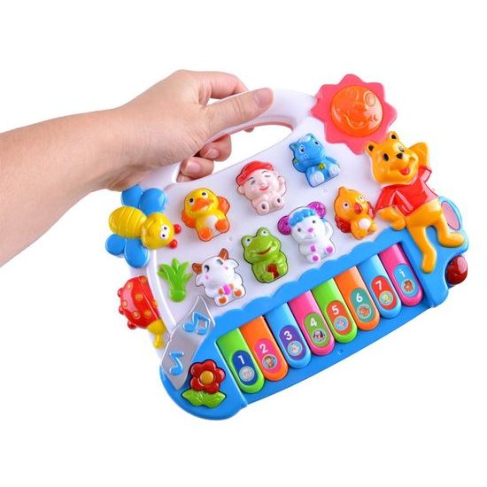 Dětské klávesy se zvířátky Cartoon Piano
