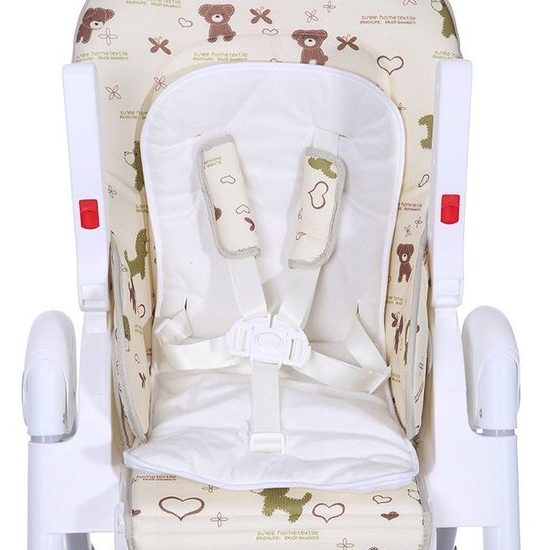 Ecotoys jídelní židlička 2v1 béžová