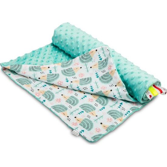 Lehká minky deka mátová