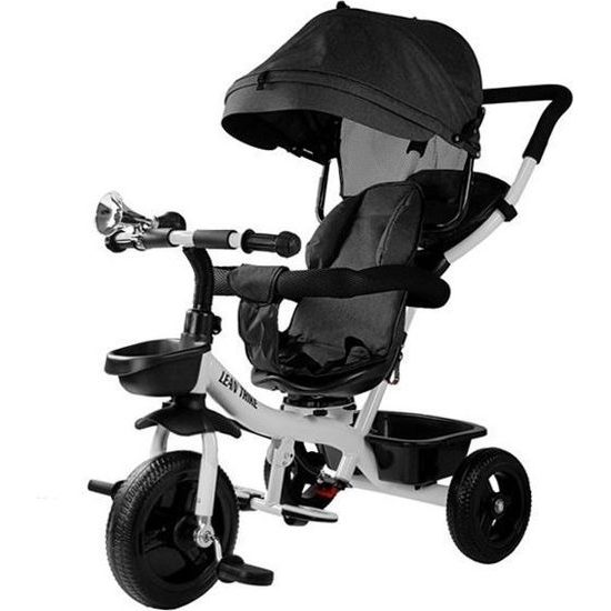 Dětská tříkolka s otočným sedadlem PRO300 černá