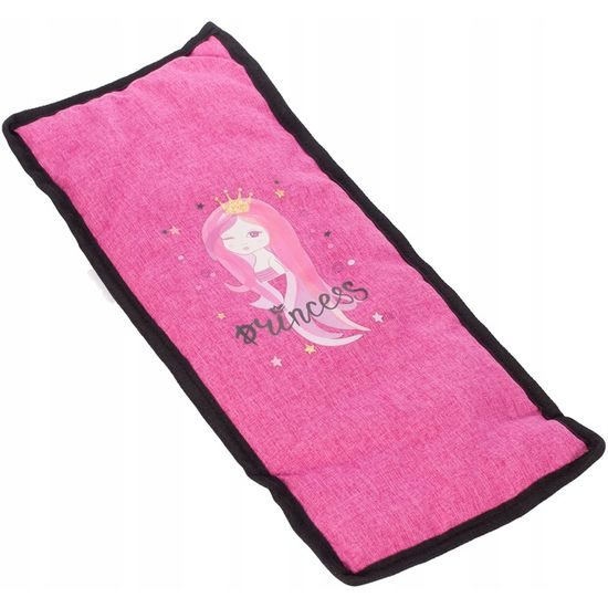 Kočárek pro panenky Princess šedo-růžový