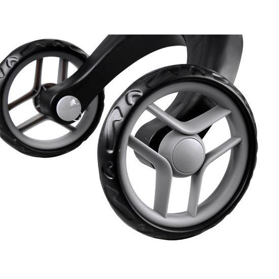 Alice moderní hluboký kočárek pro panenky 4544 tyrkysový