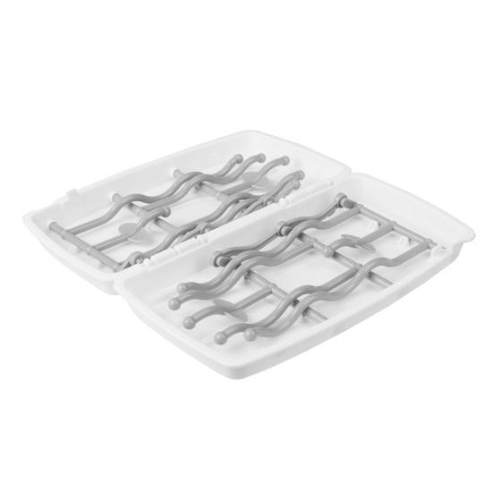 BabyOno Stojan na odkapávání lahví bílý