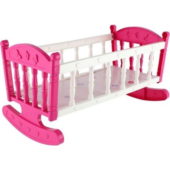 Panenka miminko - měkké tělo s dudlíkem s kolébkou