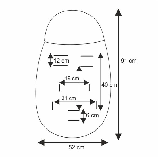 EEVI Fusak Roses růžová ONE SIZE