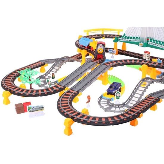 Dětská vláčkodráha se zvukem Cartoon Trail 192 součástí