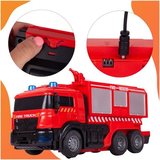Robot transformer - požární auto 2v1 Fire Truck na dálkové ovládání