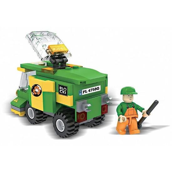 Blocki MyCity stavebnice zametací vůz 117 dílků