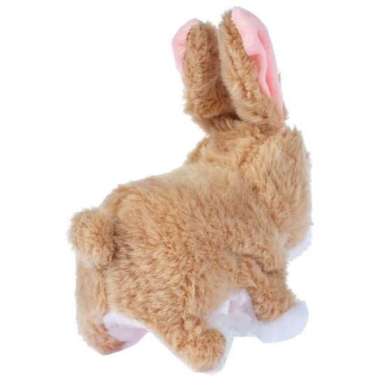 Plyšový králíček na baterie Princess Bunny hnědý