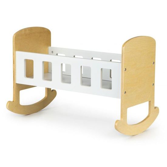 Ecotoys dřevěná postýlka pro panenky