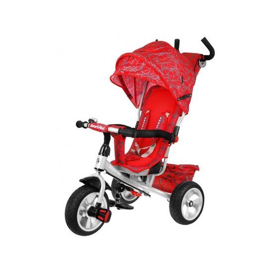 Majlo Toys dětská tříkolka Storm s gumovými koly červená