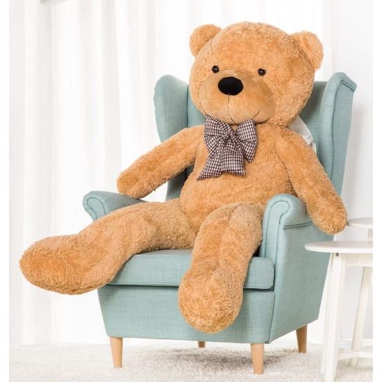 Plyšový medvěd Kvído 160 cm béžový