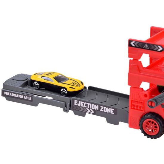 Odtahové auto se 6 autíčky a skluzavkou Heavy Truck