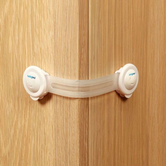 BabyOno pojistky na šuplíky a ledničky 2 ks bílá