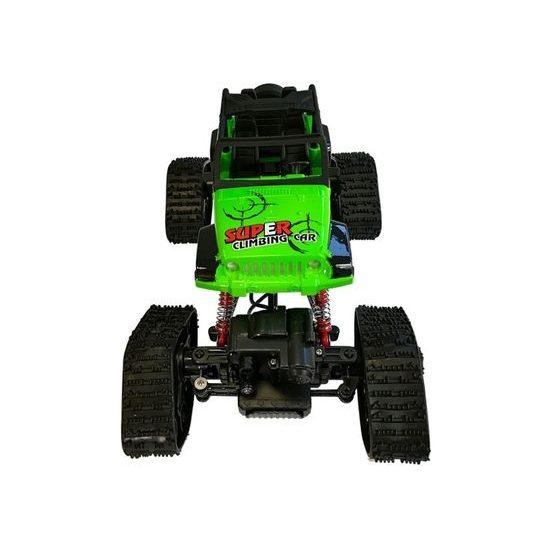 Auto na dálkové ovládání 4x4 s výměnnými koly Super Climber 1:18 zelené
