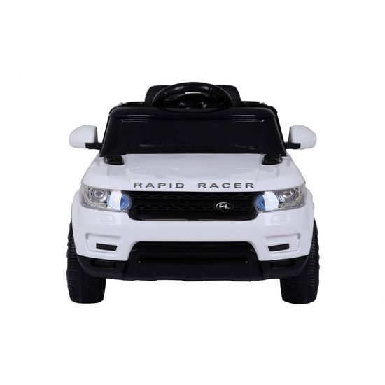 Dětské elektrické autíčko Land Rapid Racer bílé