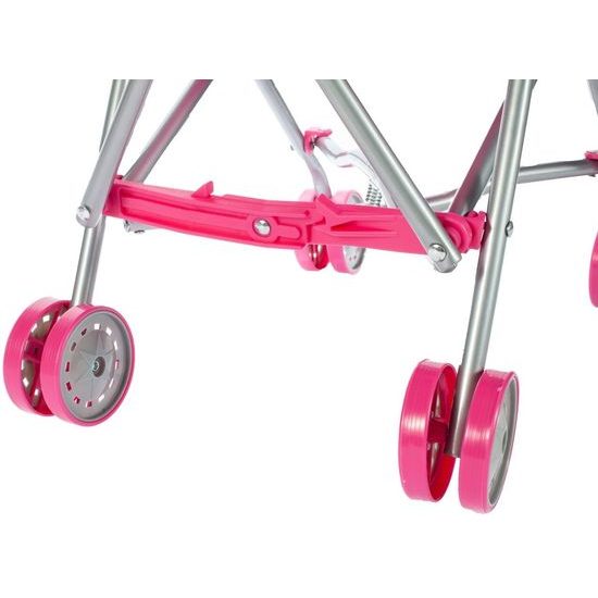 Golfový kočárek pro panenky Unicorn růžový