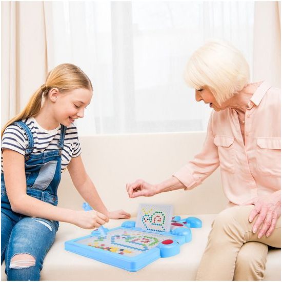 Magnetická tabulka Zajíček - modrá