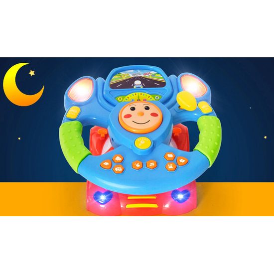 Interaktivní volant se zvuky a světly Steering Wheel