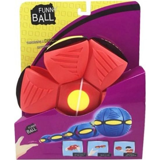 Flat Ball - Hoď disk, chyť míč! - mix 4 barvy