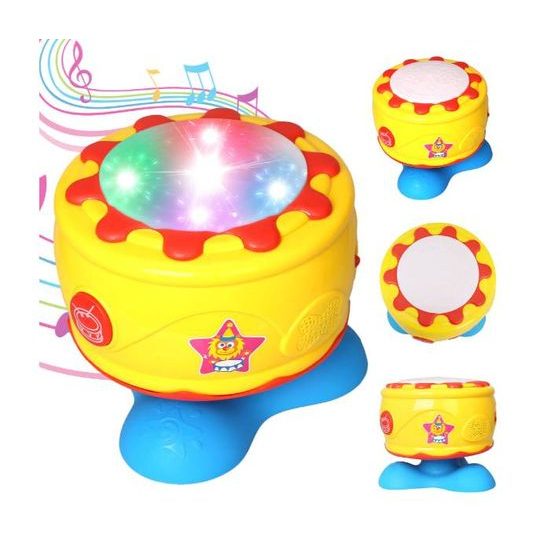 Interaktivní bubínek se zvuky a světly Drum King