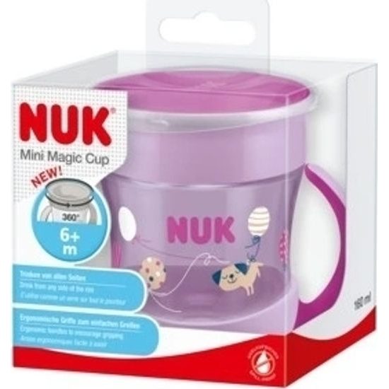 Nuk Hrneček Mini Magic Cup 360 s úchyty, 6m+