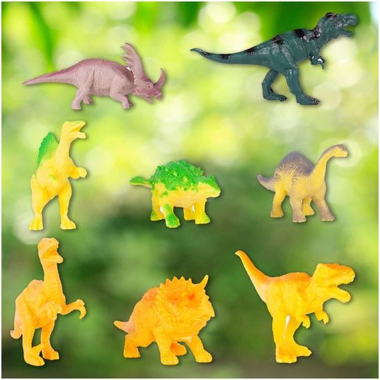 Autodráha s autíčkem na baterie a dinosaury 200 dílků Dino Track