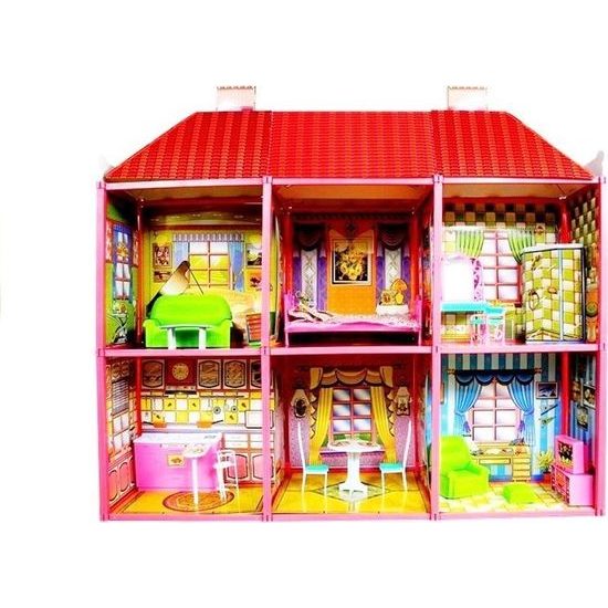 Velký domeček pro panenky s nábytkem