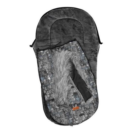 Sensillo Zimní fusak do kočárku Olaf grafitový