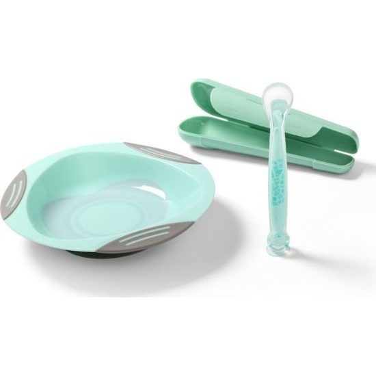 BABYONO Lžička silikonová s obalem 6 m+ 1ks