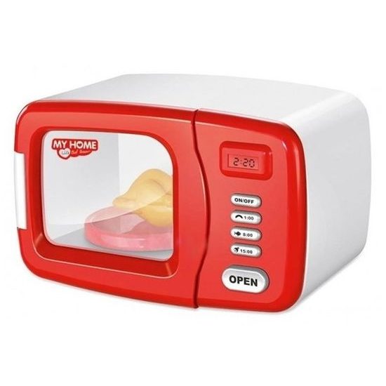 Dětská mikrovlnná trouba na baterie My Home - červená