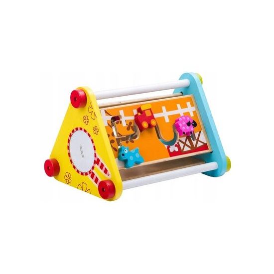 Ecotoys dřevěná edukační hračka 5v1 Sovička