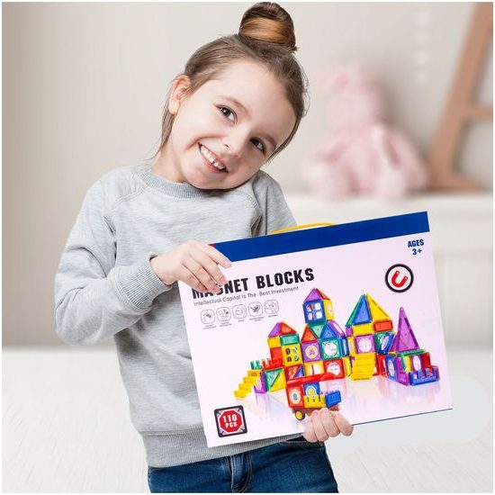 Magnetická stavebnice Magnet Blocks 110 dílů