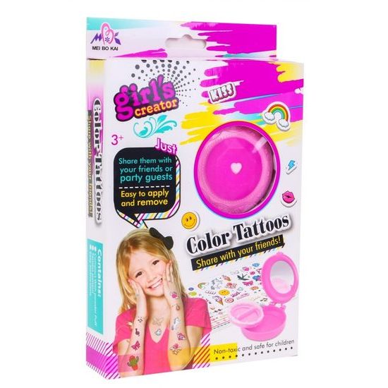 Dětské tetování s příslušenstvím Color Tatoos