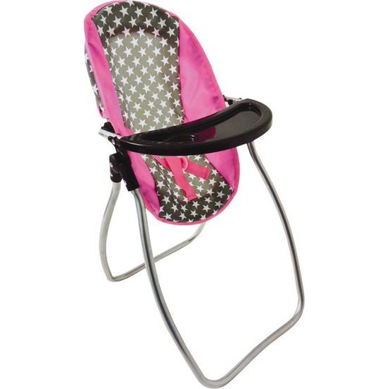 Alice jídelní židlička a houpačka 2v1 šedá