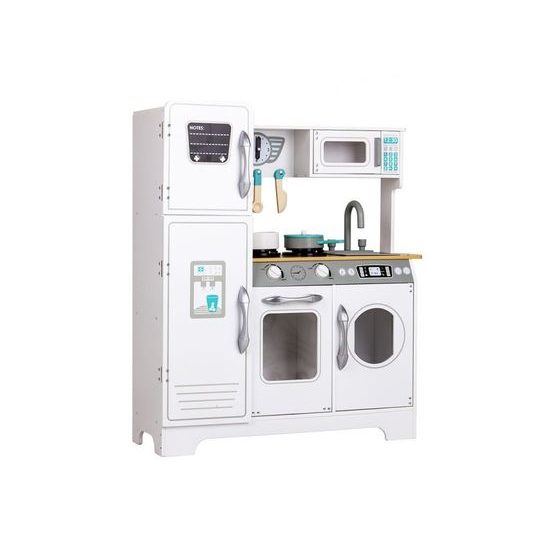 Ecotoys velká dřevěná kuchyňka s troubou