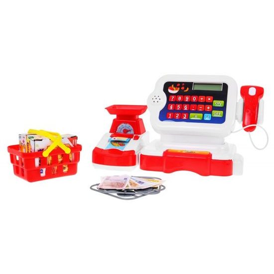 Dětská elektronická pokladna s kalkulačkou Funny Cashier