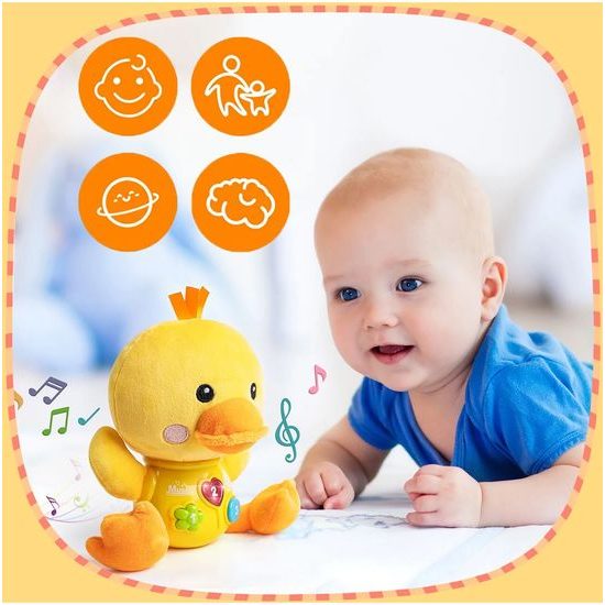 Interaktivní plyšová kačenka na baterie Magic Duck