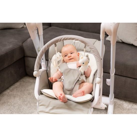 Kojenecké houpací křeslo Indigo black wine