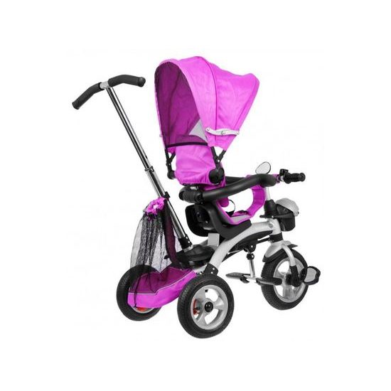 Majlo Toys dětská tříkolka 3v1 Sportrike AIR s nafukovacími koly růžová