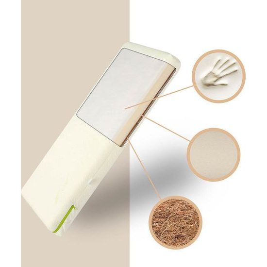 Matrace viskopěna-kokos 90x40 cm Aloe vera