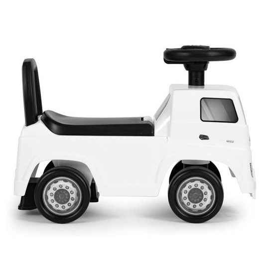 Dětské mini odrážedlo se zvuky Mercedes Actros - bílé