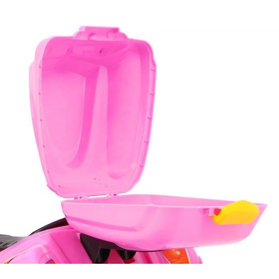 Dětská elektrická tříkolka Racing Pink